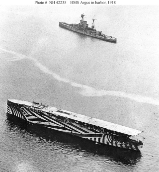 Illustration for article titled La fascinante historia de los barcos camuflados